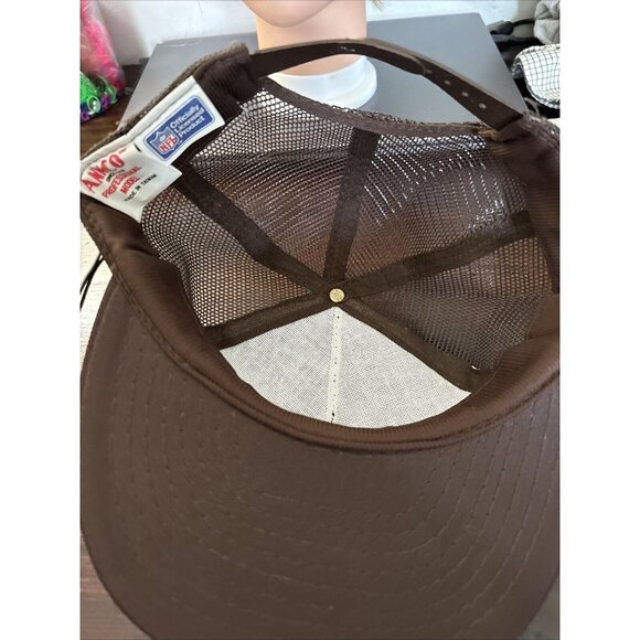 Vintage Cleveland Browns NFL strap Brown hat Annco Pro Model Hat - Picture 4 of 5